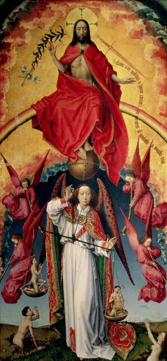 St. Michael Weighing the Souls, from the Last Judgement, c.1445-50